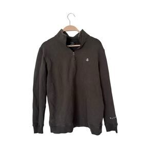 Blakely size large quarter zip gray mock neck pull over sweatshirt‎ mens